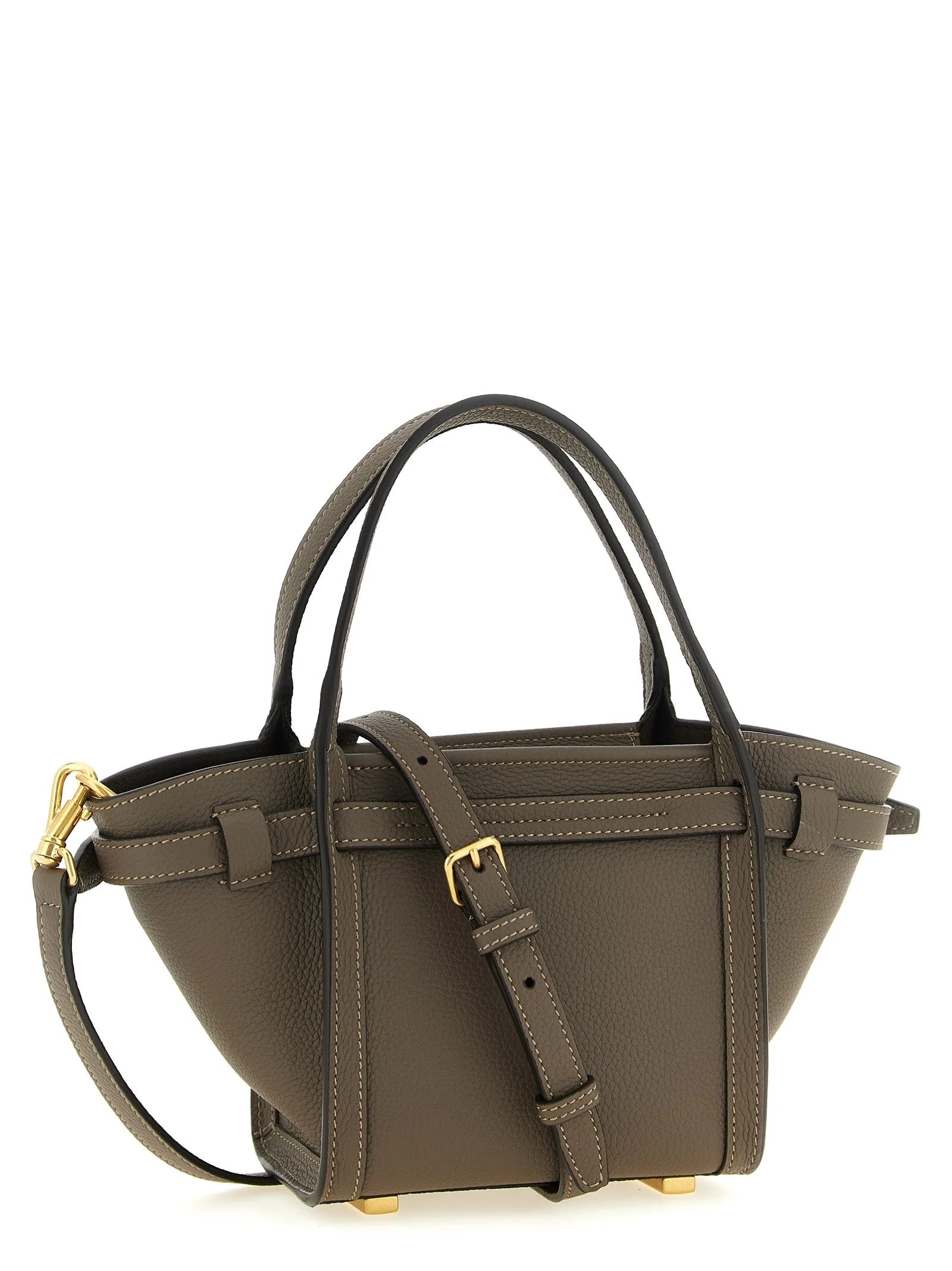 Tod’s Gray Calfskin Tote Bag