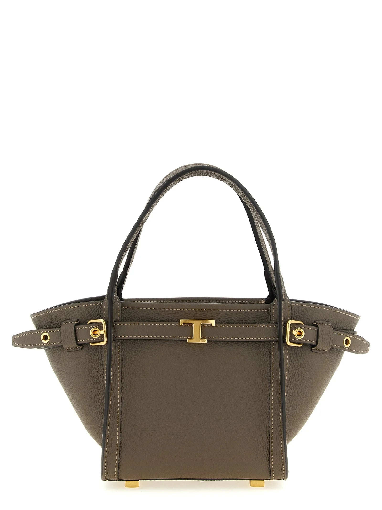Tod’s Gray Calfskin Tote Bag