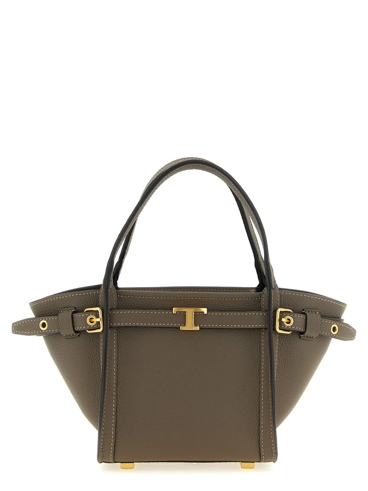 Tod’s Gray Calfskin Tote Bag