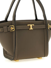 Tod’s Gray Calfskin Tote Bag