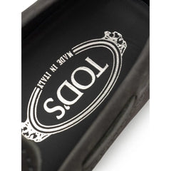 Tod’s Gray Nubuc Leather Moccassin - 7.5 - Flats