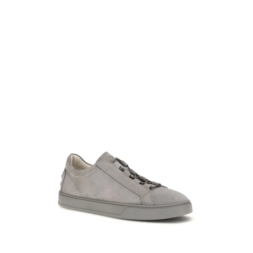 Tod’s Gray Rubber Low Top Sneakers