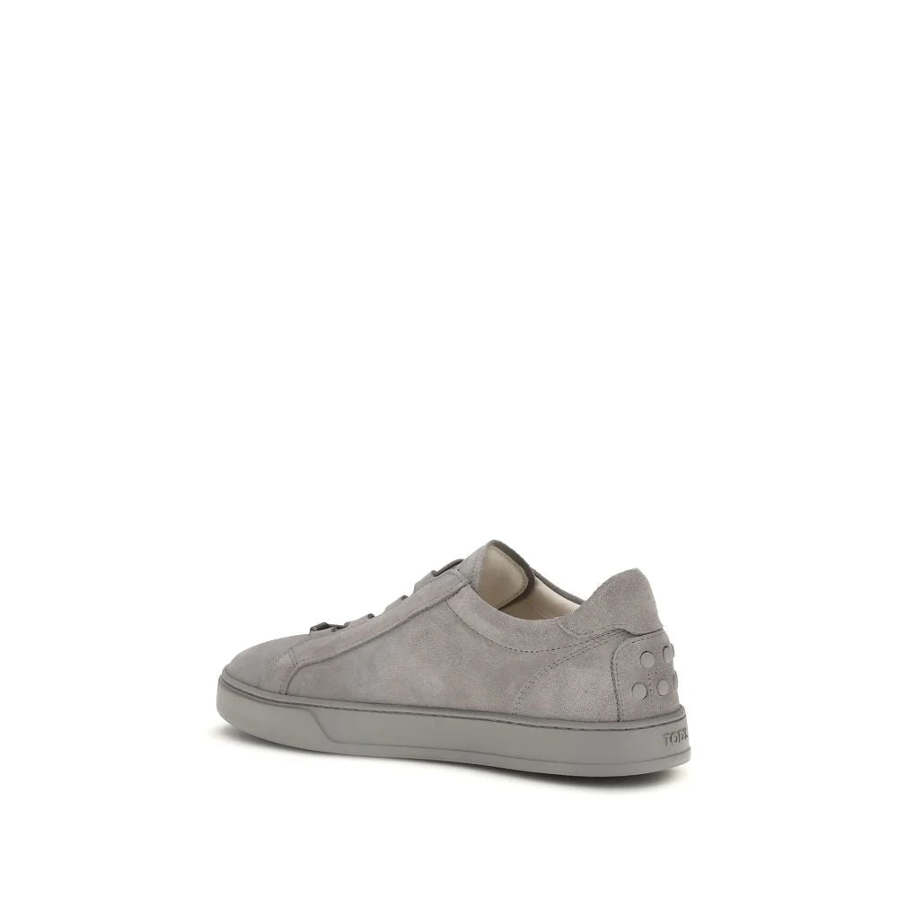 Tod’s Gray Rubber Low Top Sneakers