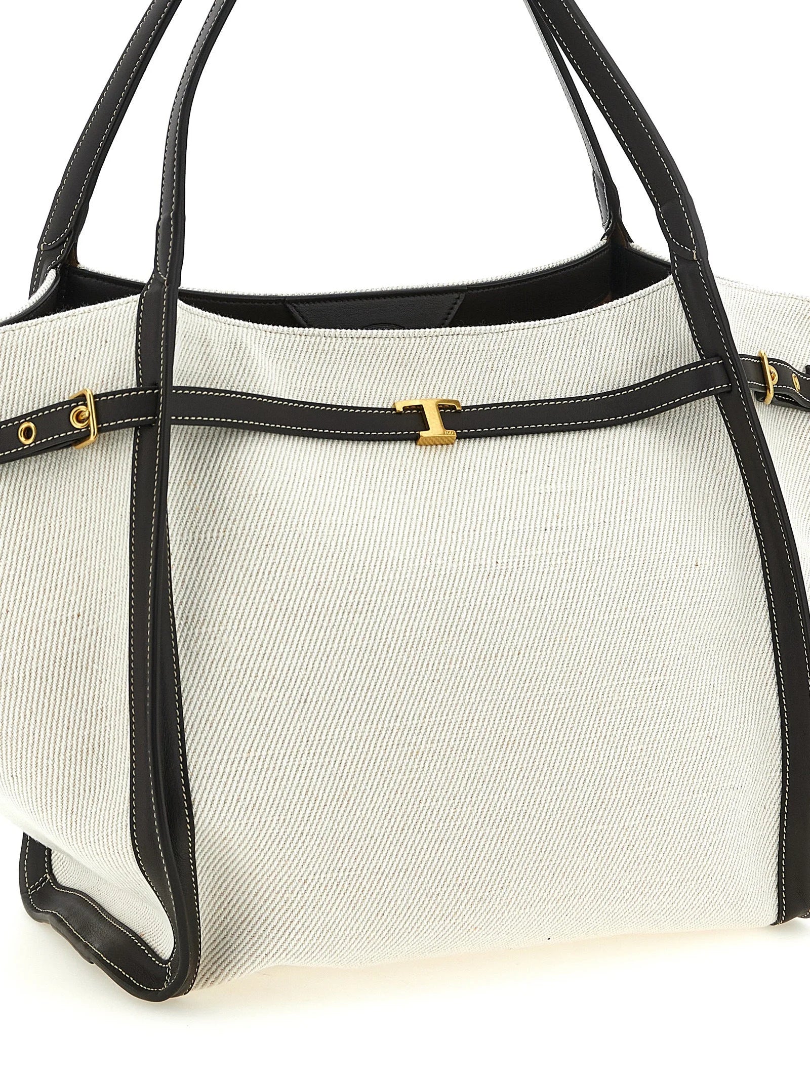 Tod’s Multicolor Linen Tote Bag