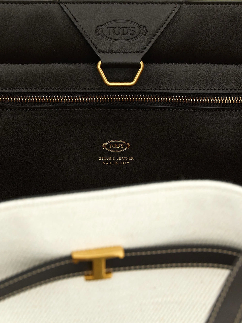 Tod’s Multicolor Linen Tote Bag