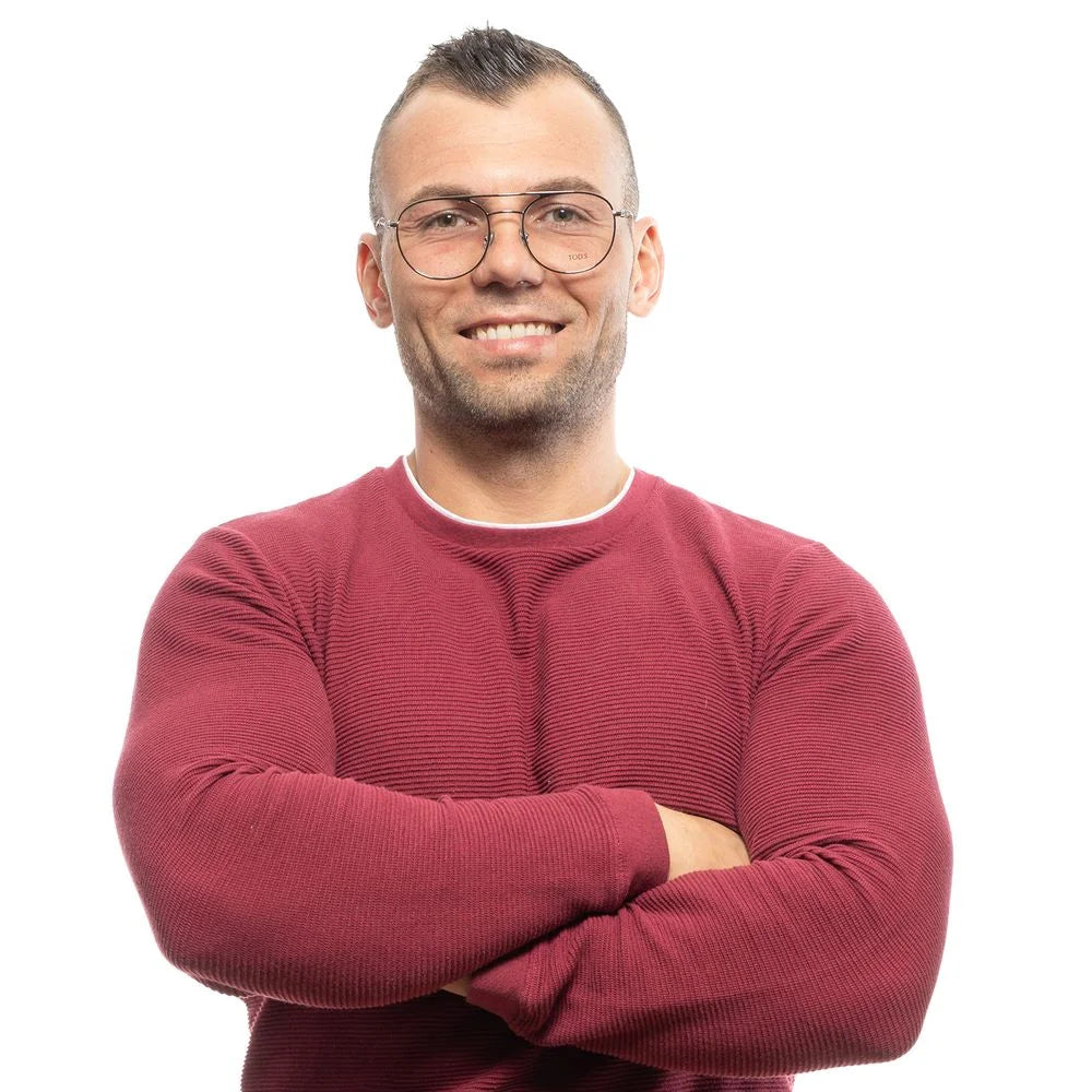 Tod’s Silver Men Glasses Frame - Eyeglasses