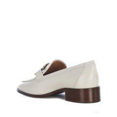 Tod’s White Calfskin Slip-On Loafers - EU40/US10