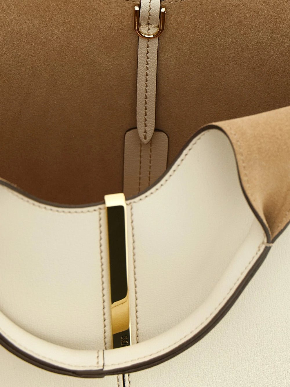 Tod’s White Calfskin Tote Bag
