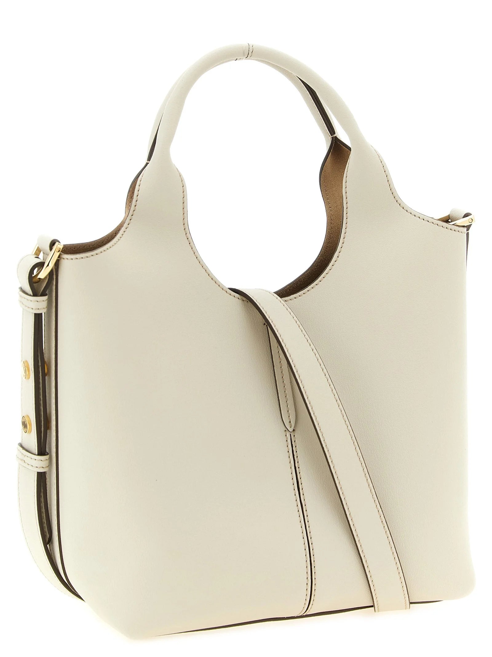 Tod’s White Calfskin Tote Bag
