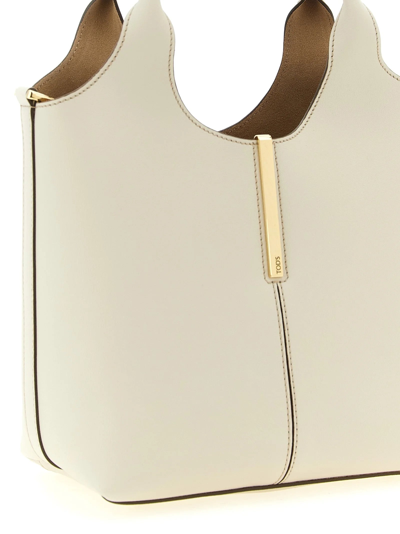Tod’s White Calfskin Tote Bag