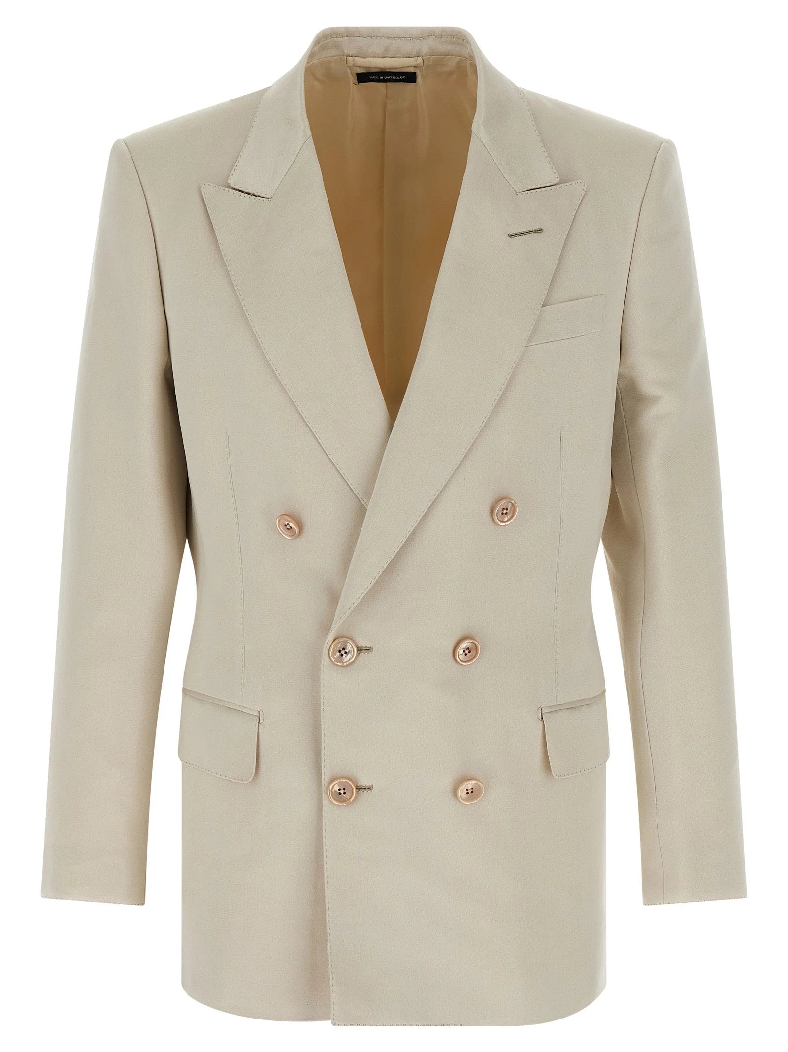 Tom Ford Beige Cotton Blazer - XXL