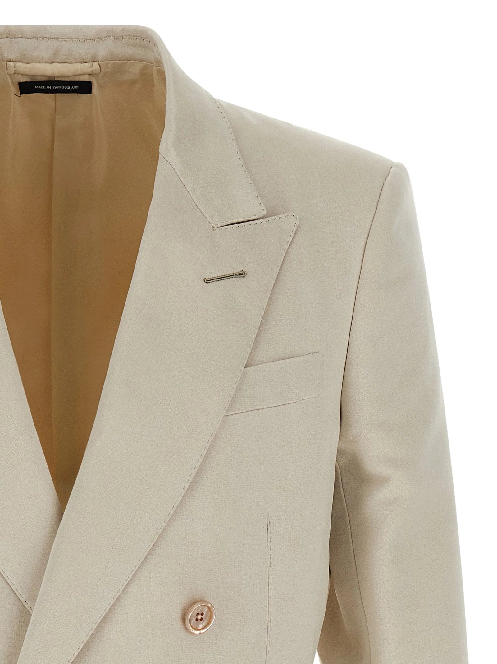 Tom Ford Beige Cotton Blazer - XXL