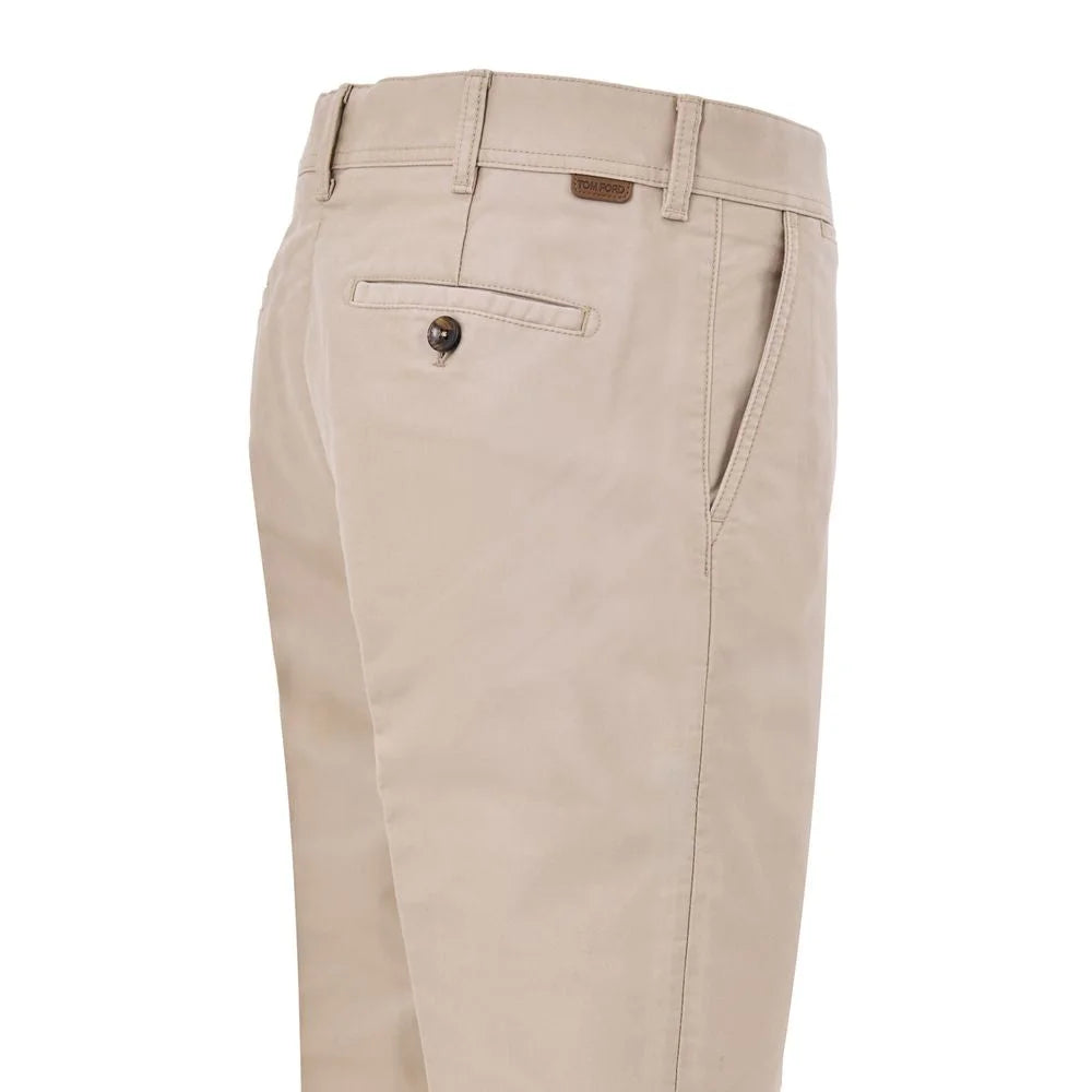 Tom Ford Beige Cotton Chino Pants