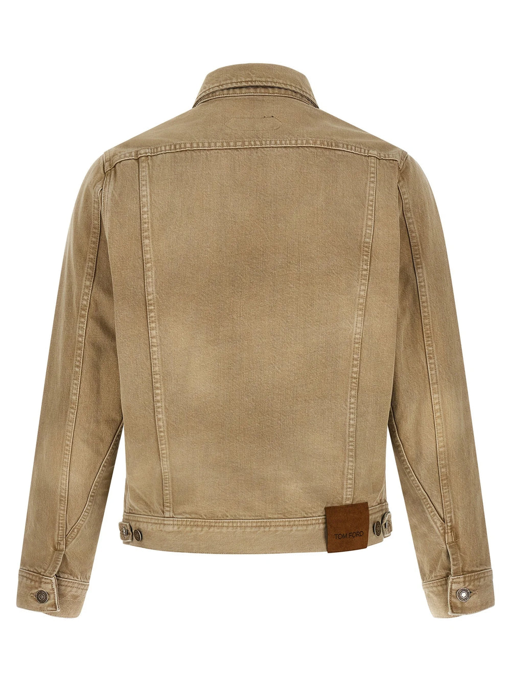 Tom Ford Beige Cotton Denim Jacket - XXL