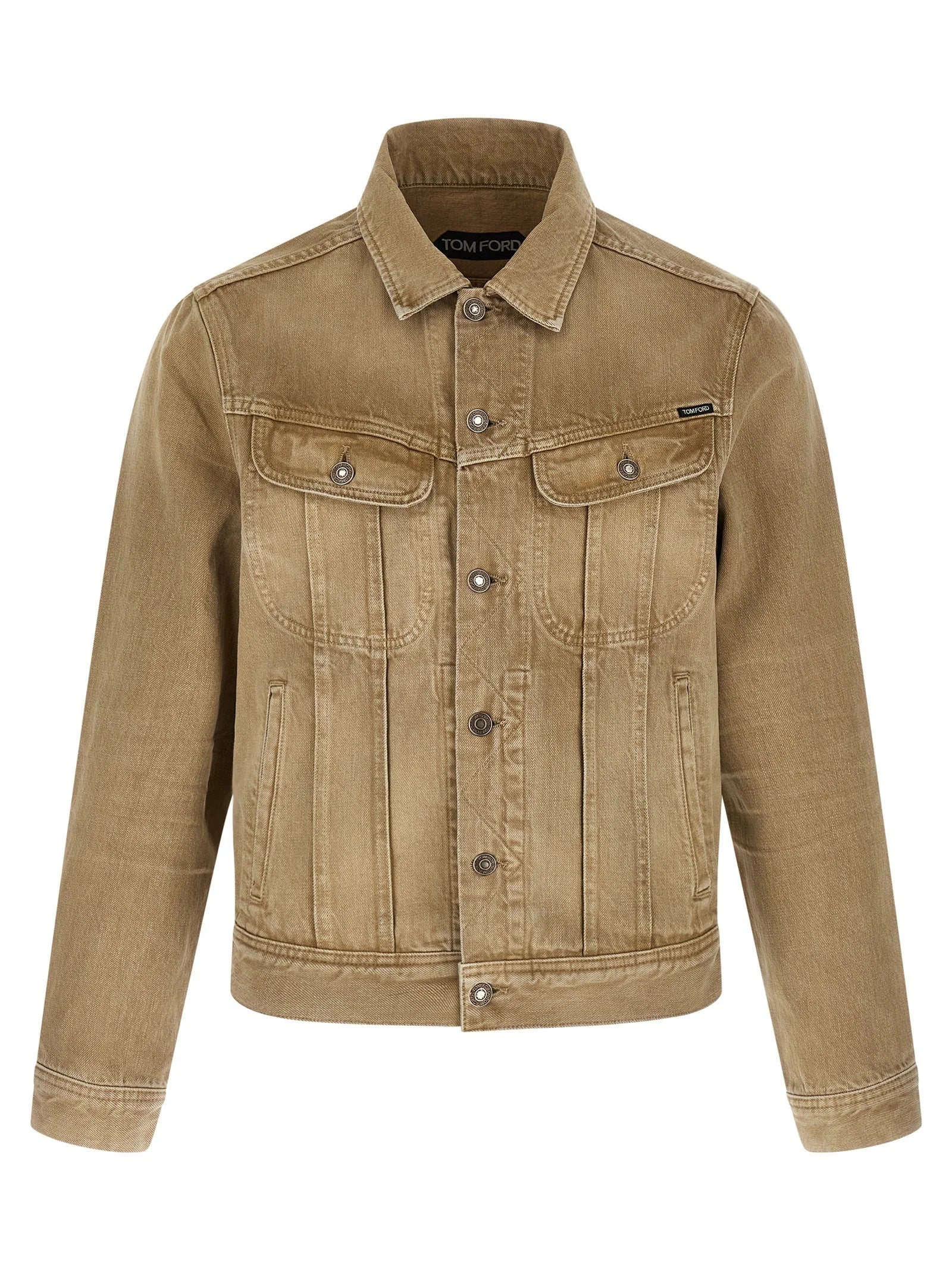 Tom Ford Beige Cotton Denim Jacket - XXL