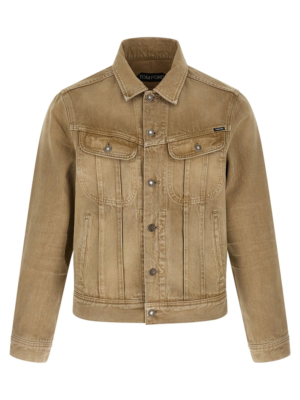 Tom Ford Beige Cotton Denim Jacket - XXL