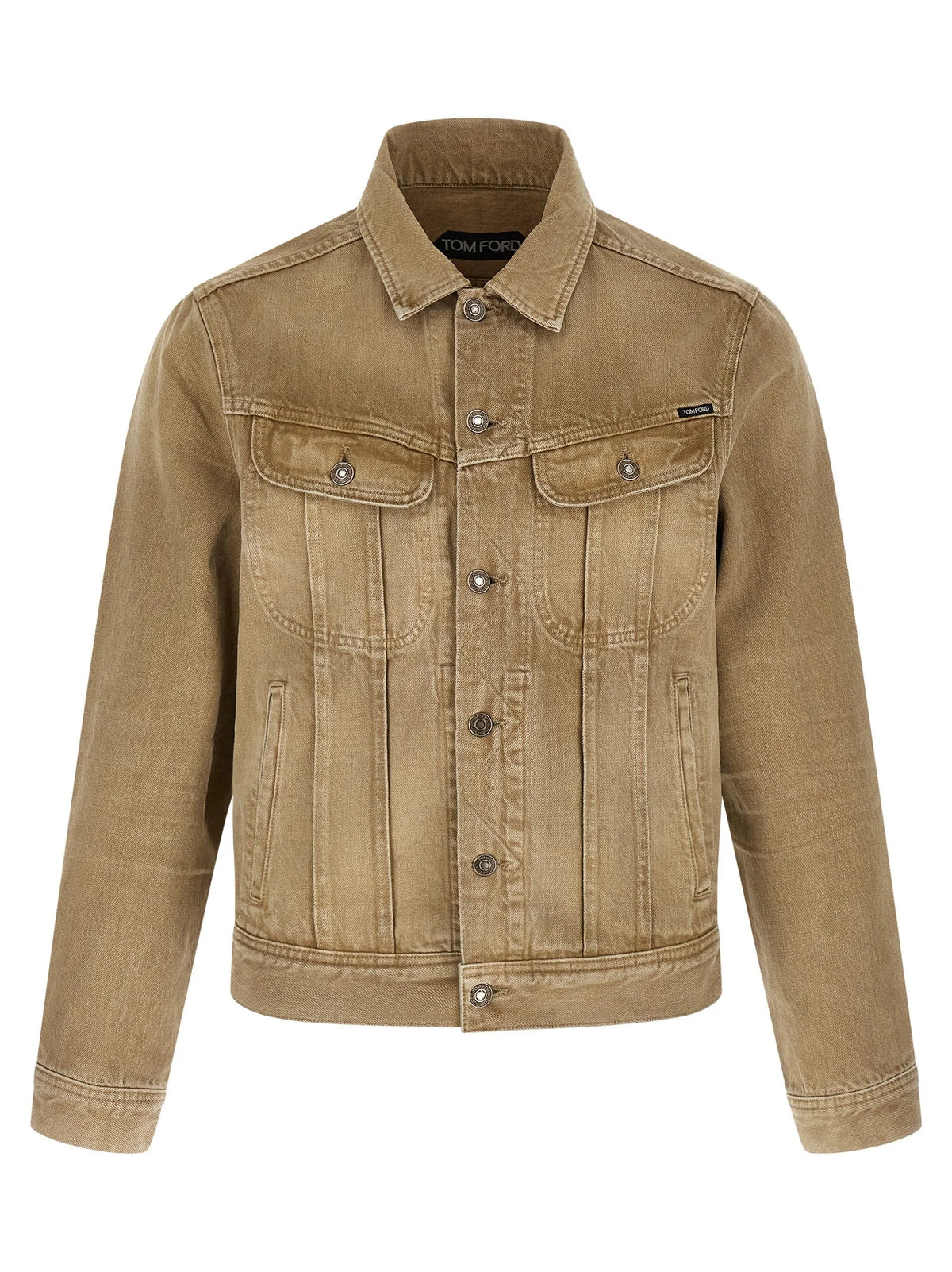 Tom Ford Beige Cotton Denim Jacket - XXL