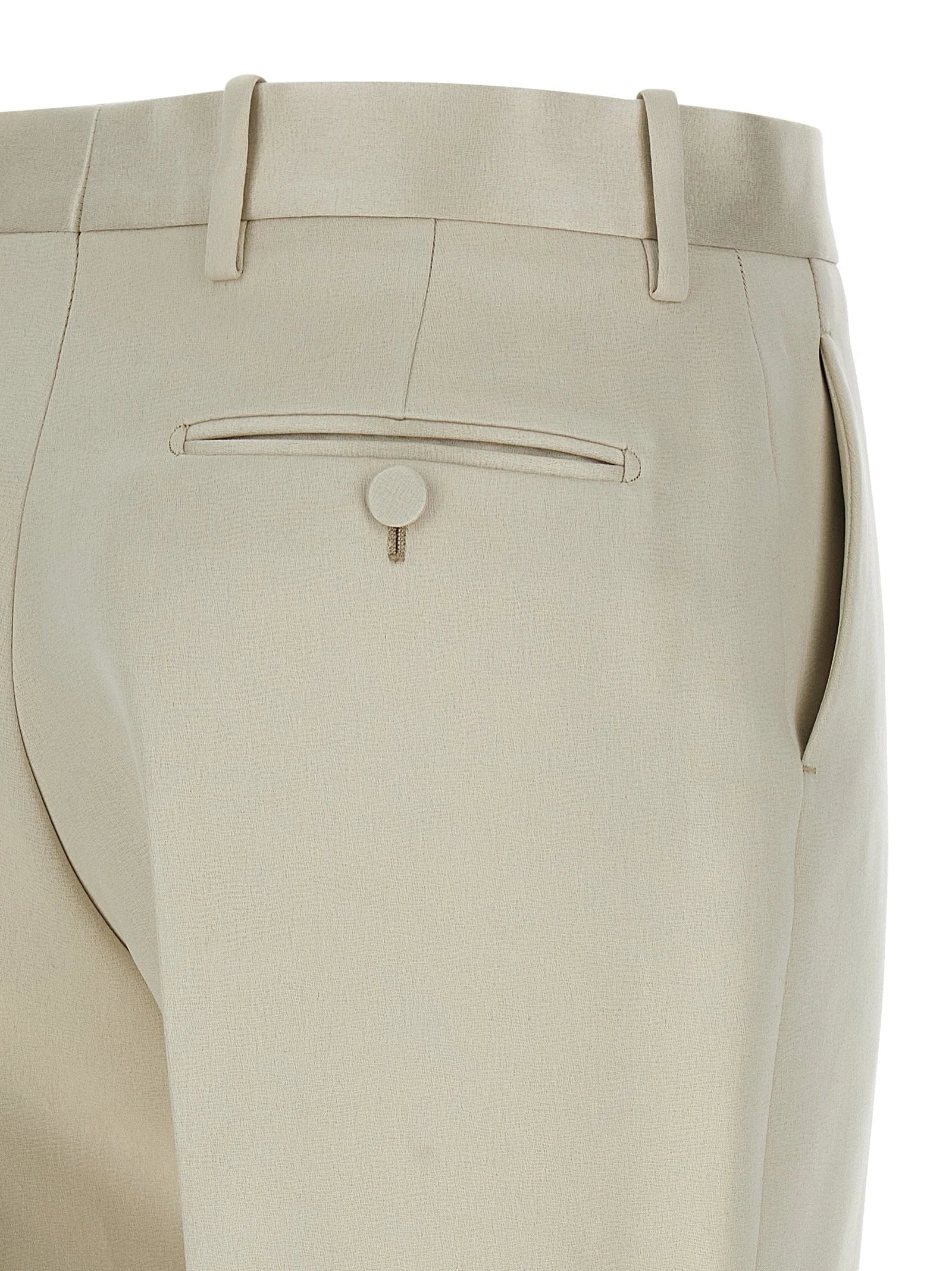 Tom Ford Beige Cotton Dress Pants - IT40