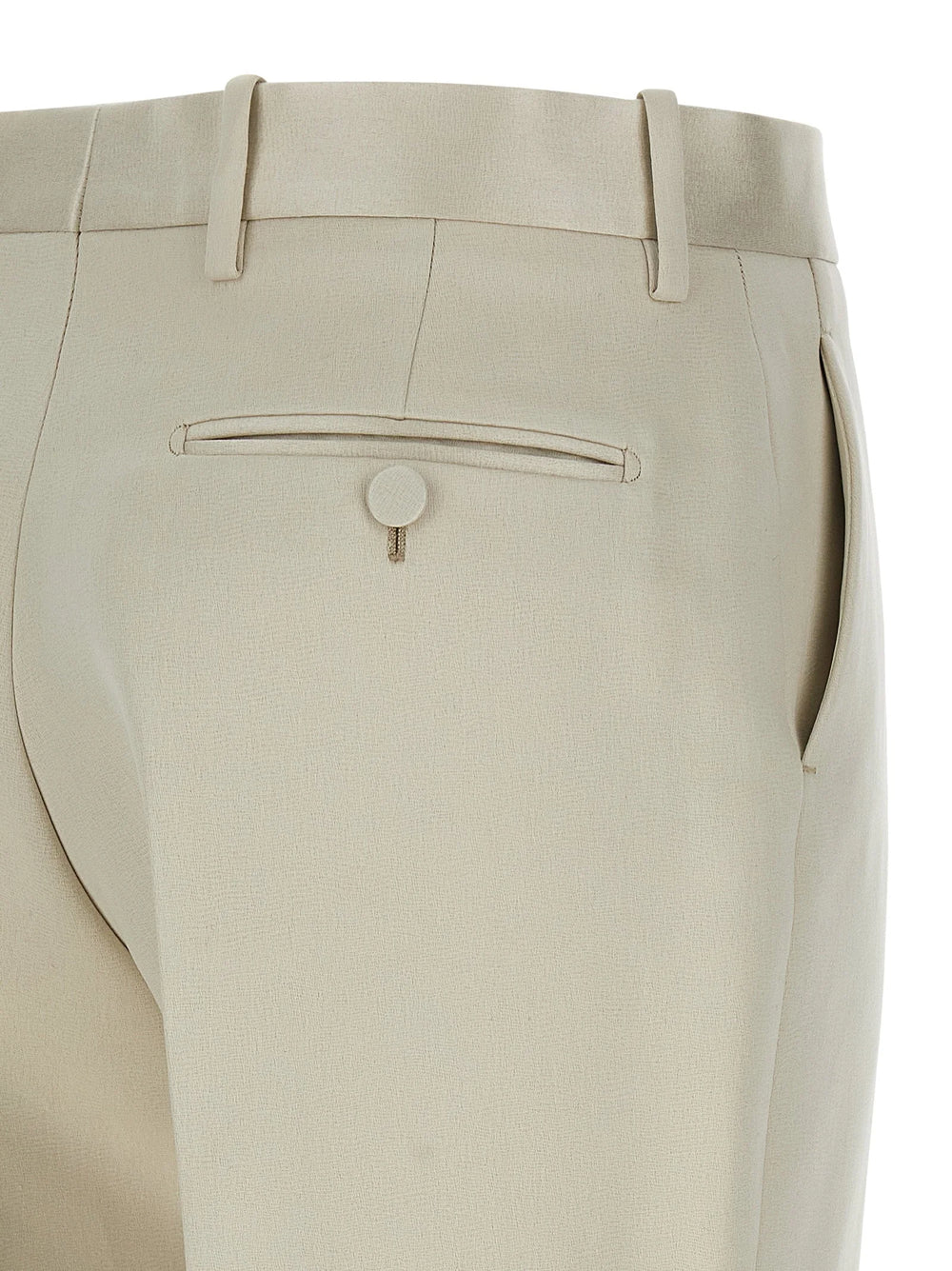 Tom Ford Beige Cotton Dress Pants - IT40