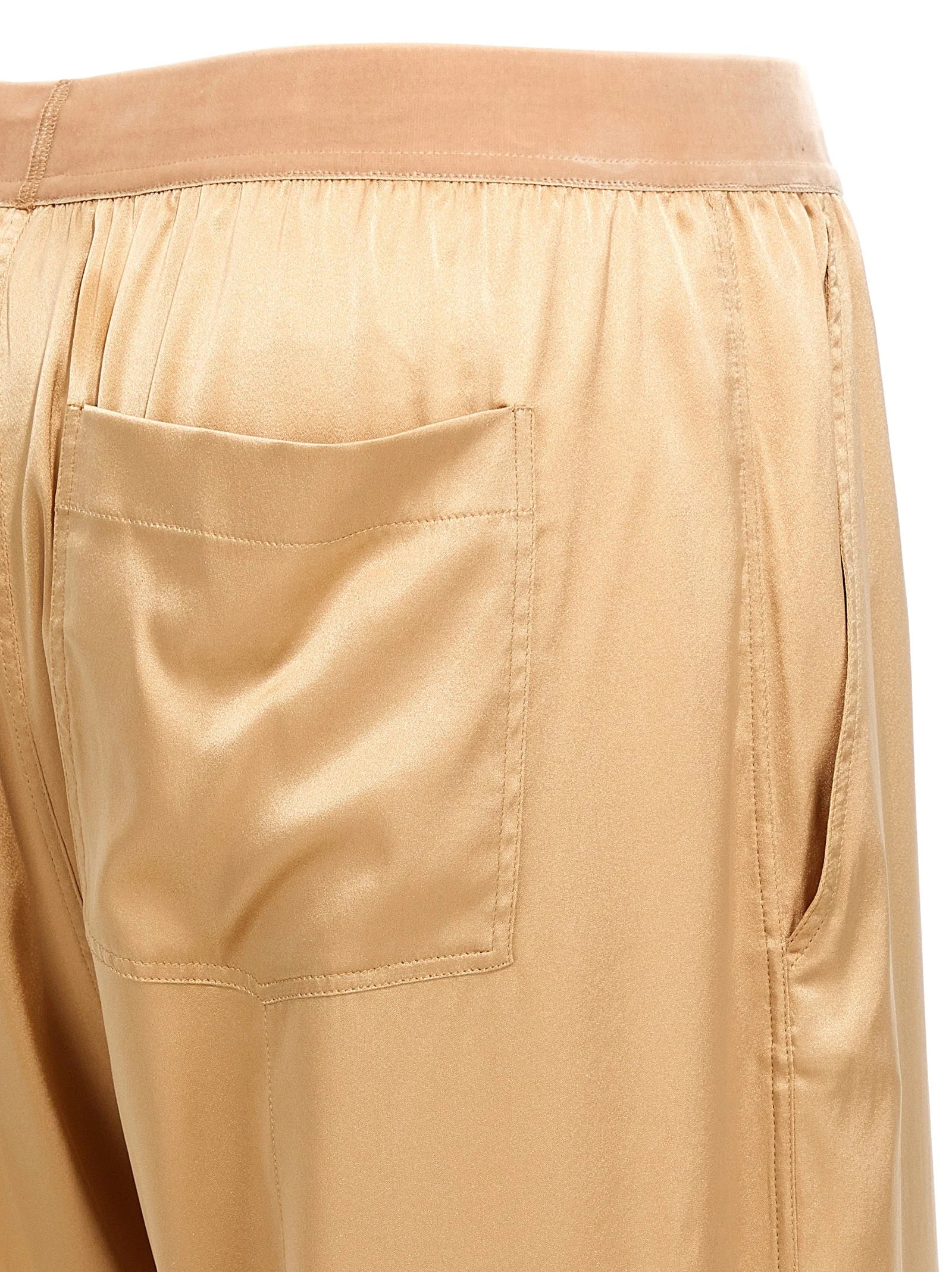 Tom Ford Beige Silk Casual Pants - L