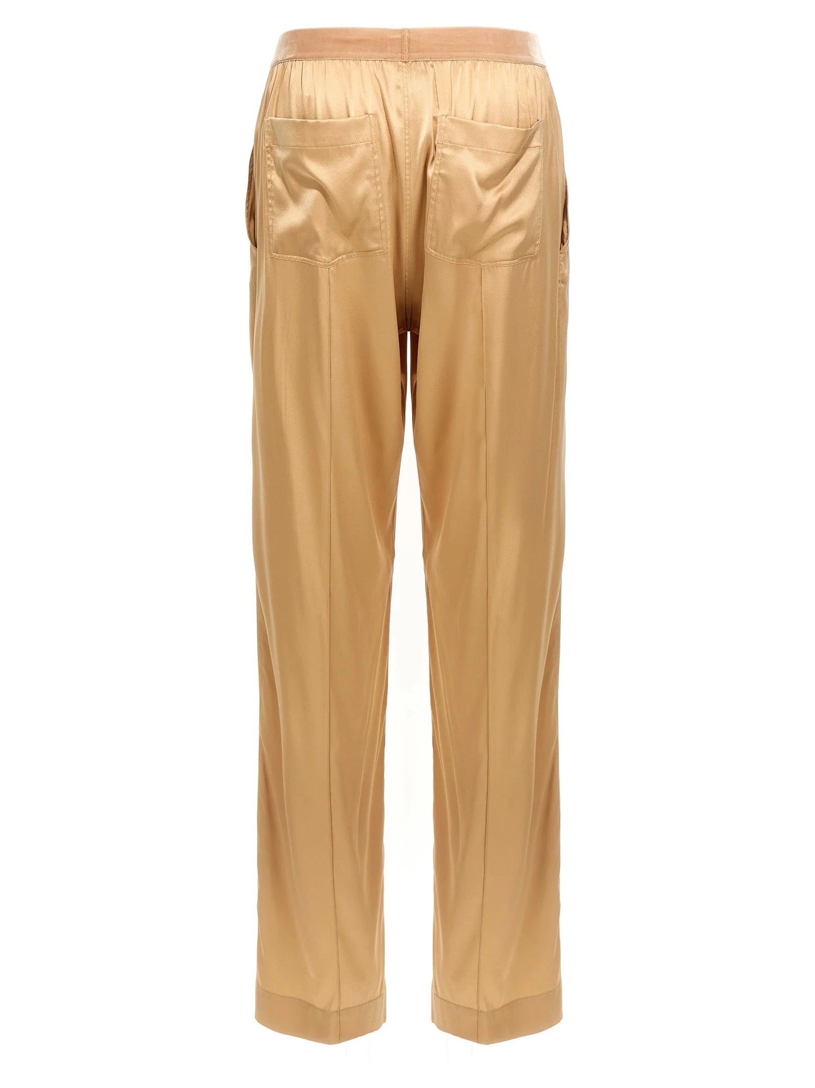 Tom Ford Beige Silk Casual Pants - L