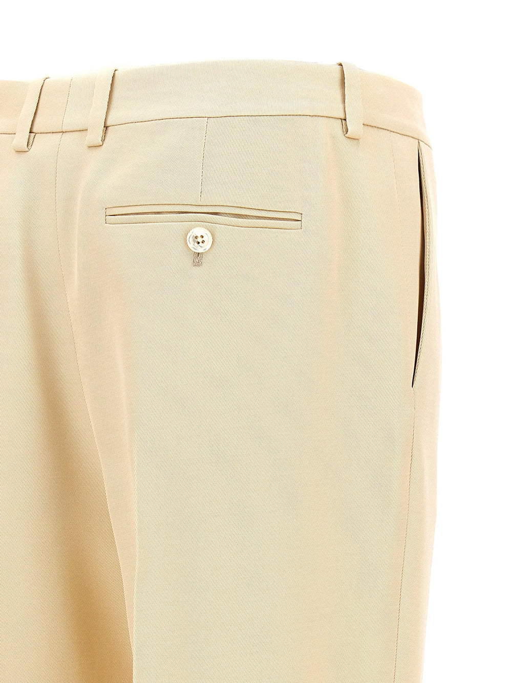 Tom Ford Beige Silk Dress Pants - IT38