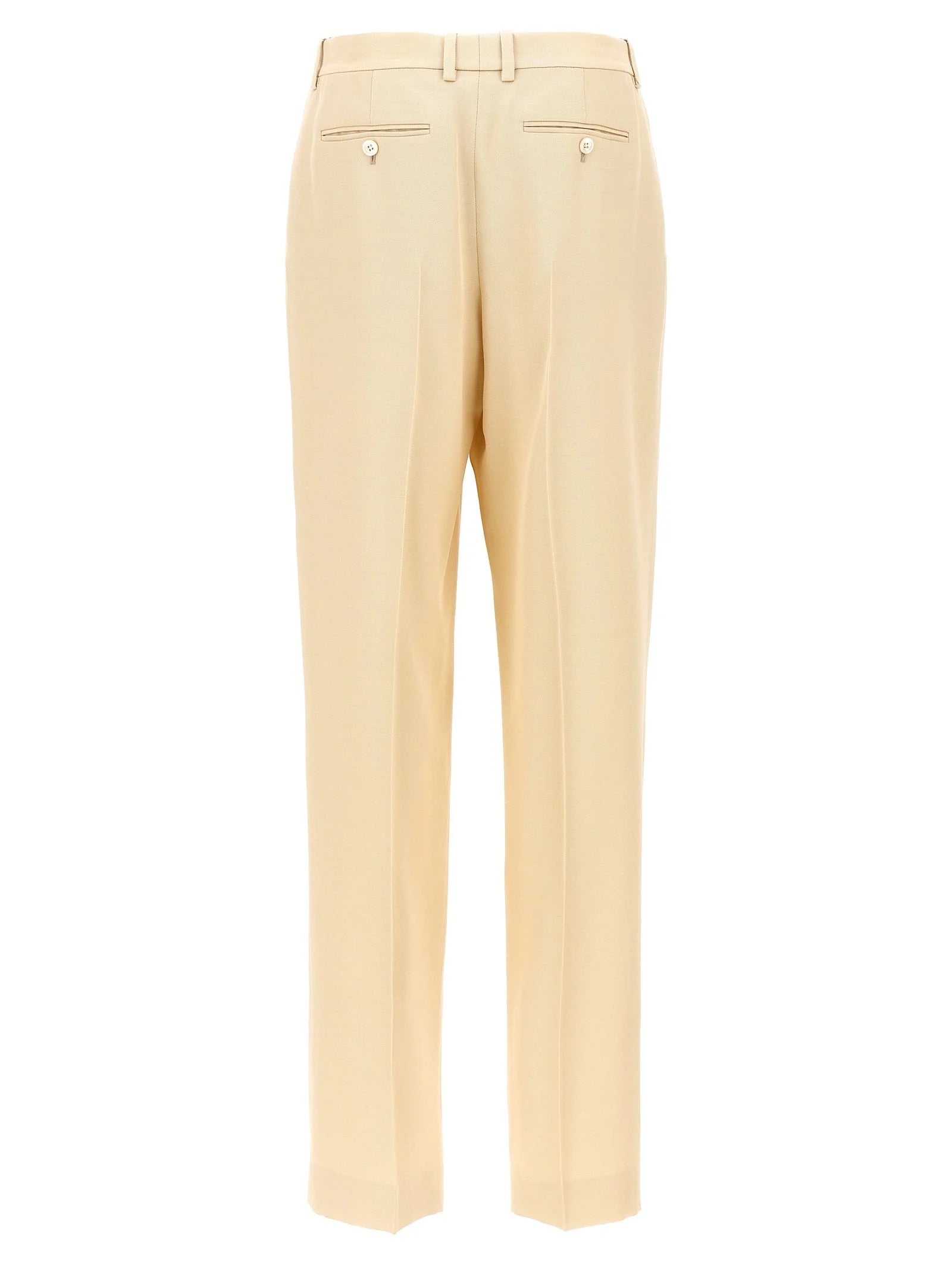 Tom Ford Beige Silk Dress Pants - IT38