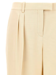 Tom Ford Beige Silk Dress Pants - IT38