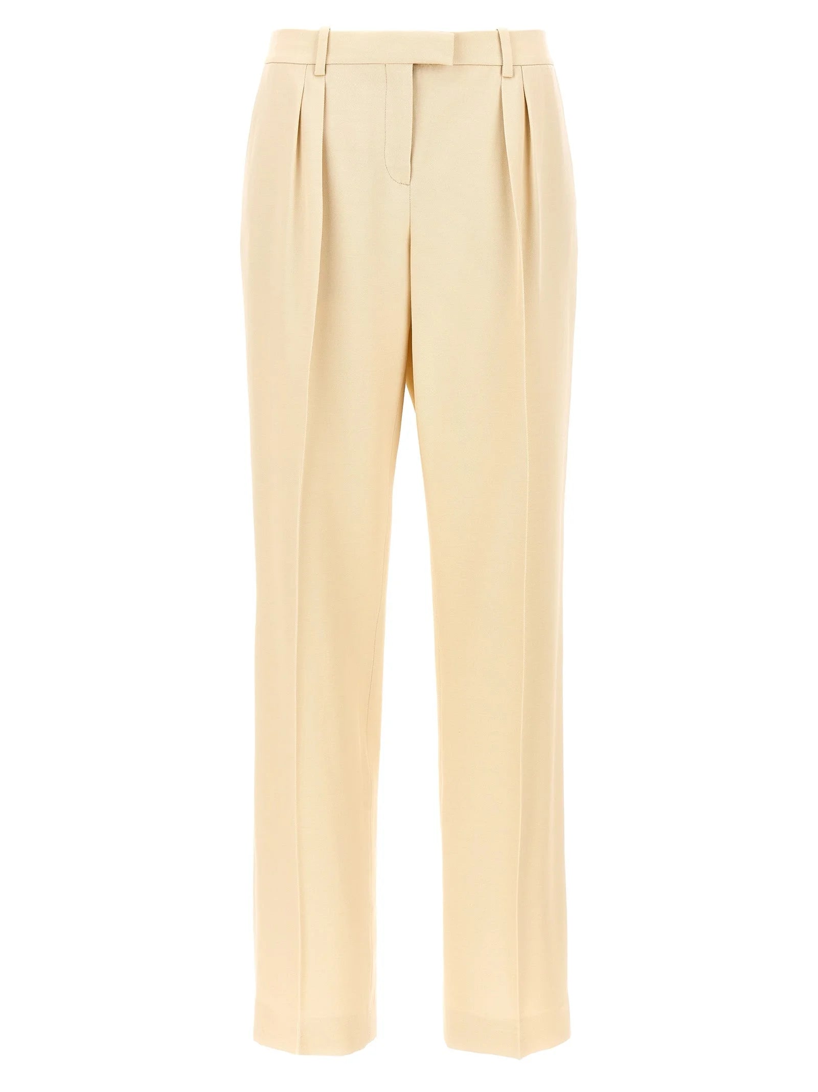 Tom Ford Beige Silk Dress Pants - IT38