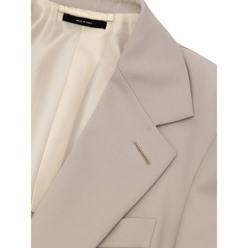 Tom Ford Beige Wool Blazer - IT46 | S - Sport Jackets