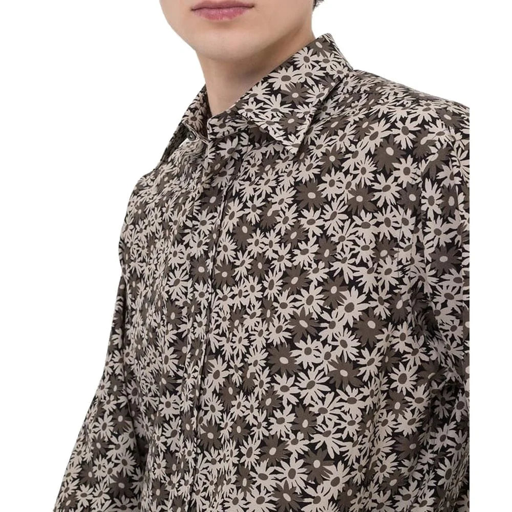 Tom Ford Bicolor Cotton Pattern Shirt - 42