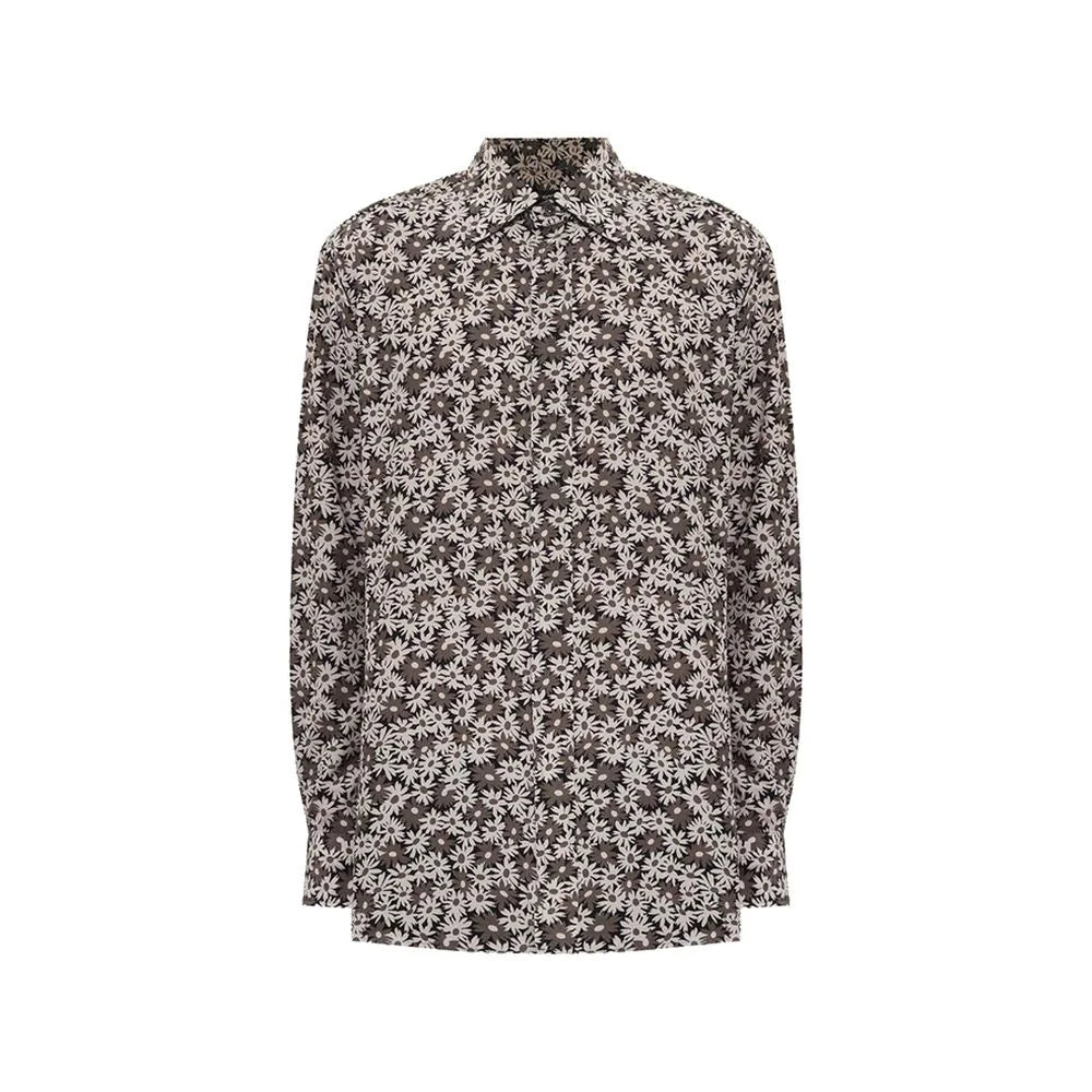 Tom Ford Bicolor Cotton Pattern Shirt - 42