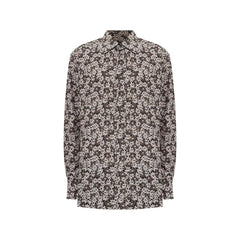 Tom Ford Bicolor Cotton Pattern Shirt - 42