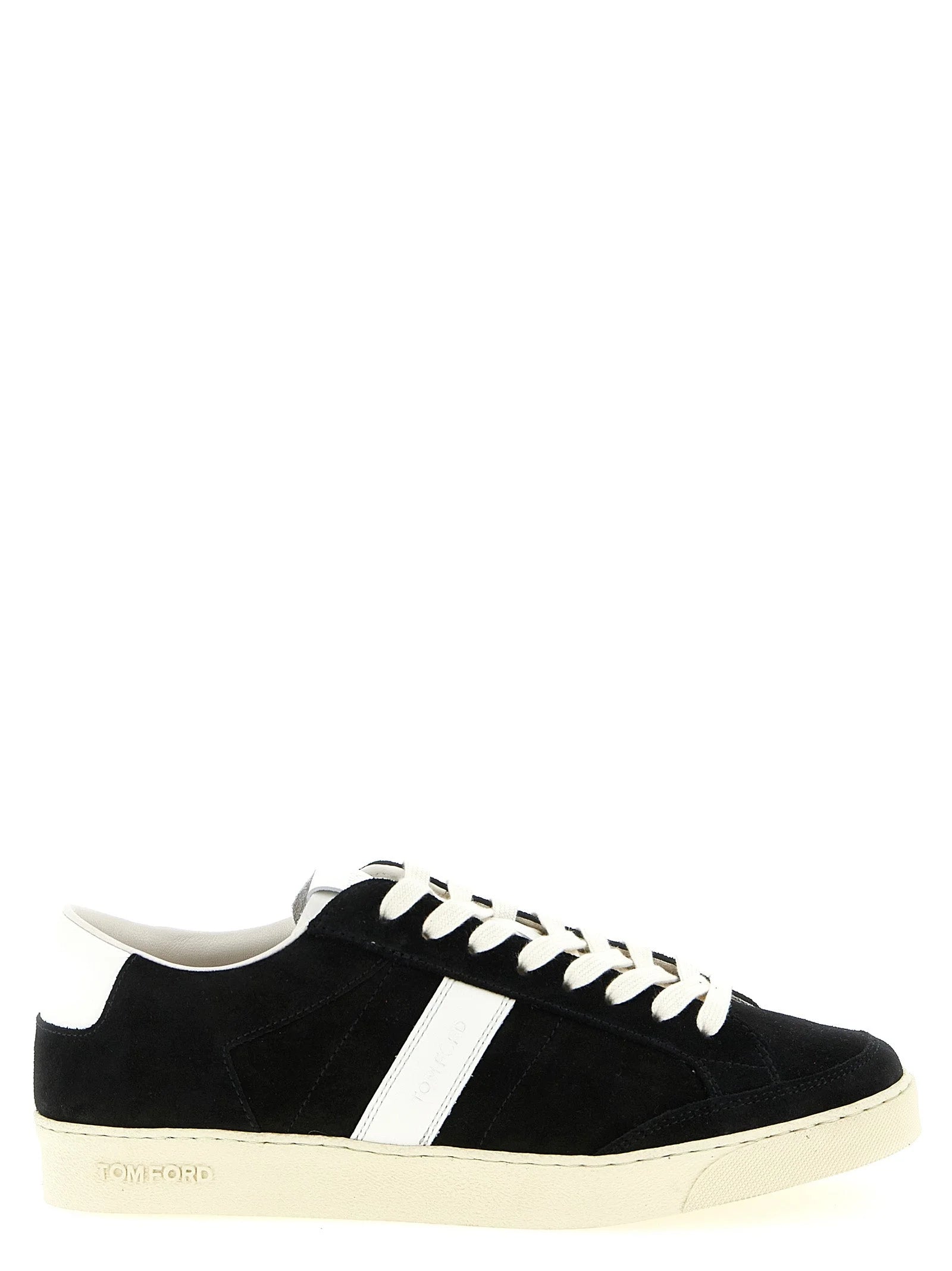 Tom Ford Bicolor Leather Low Top Sneakers