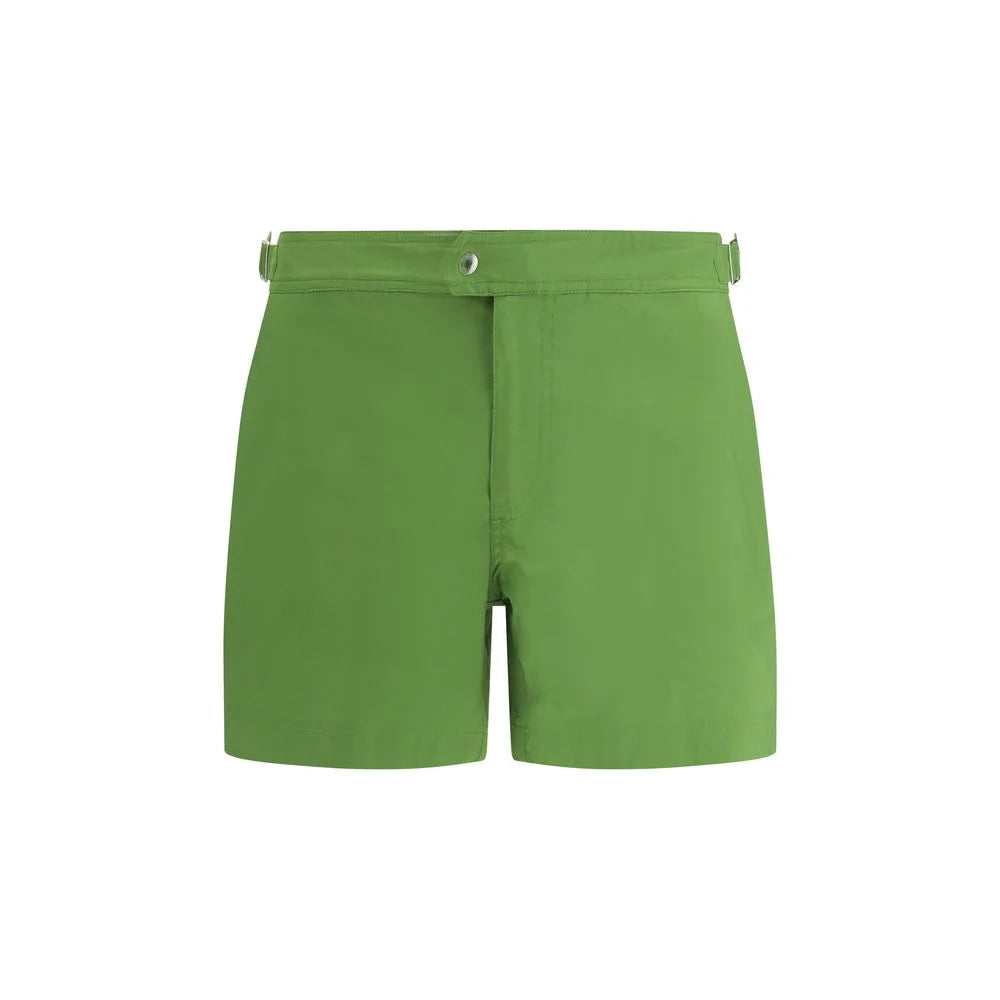 Tom Ford Bicolor Polyester Swim Shorts