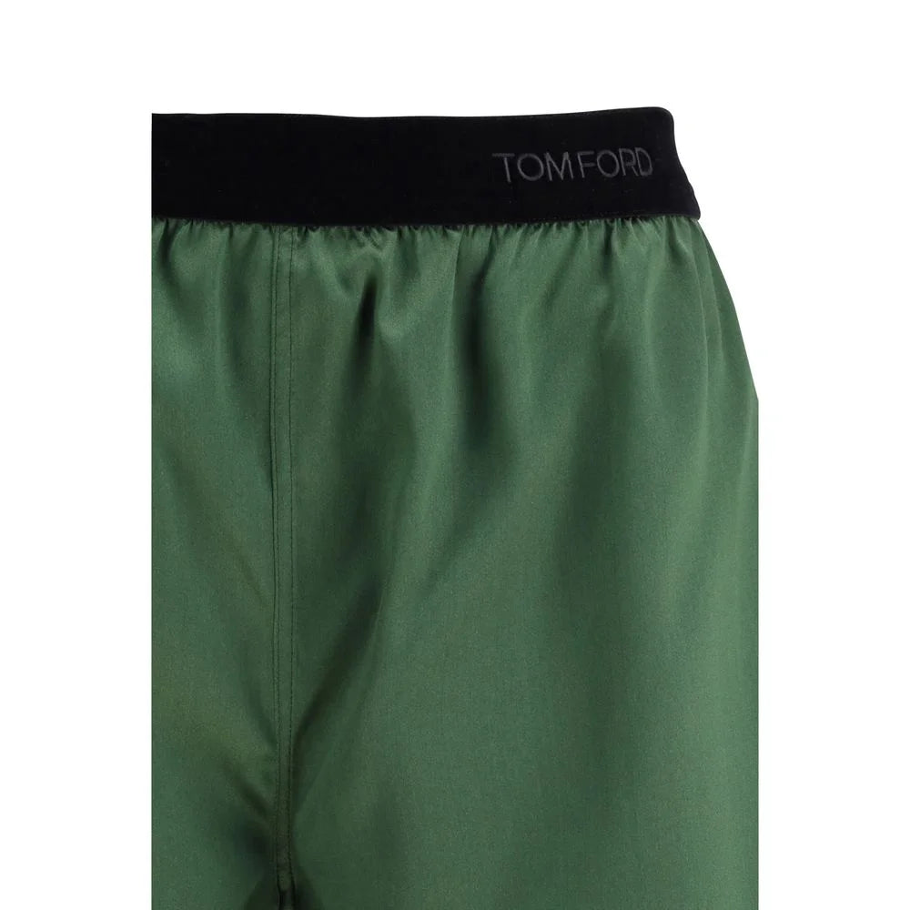 Tom Ford Bicolor Silk Bermuda Shorts