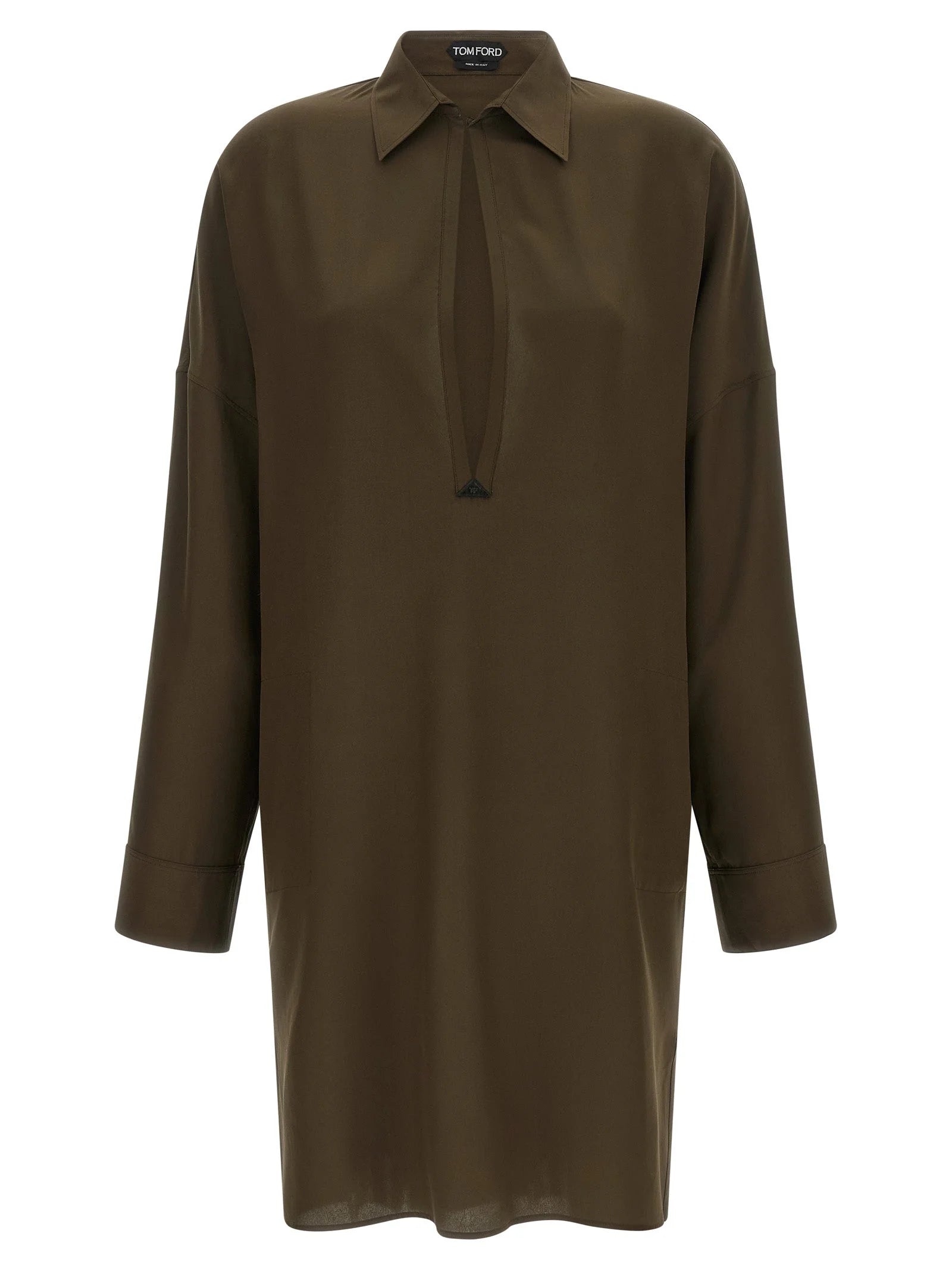 Tom Ford Bicolor Silk Midi Dress