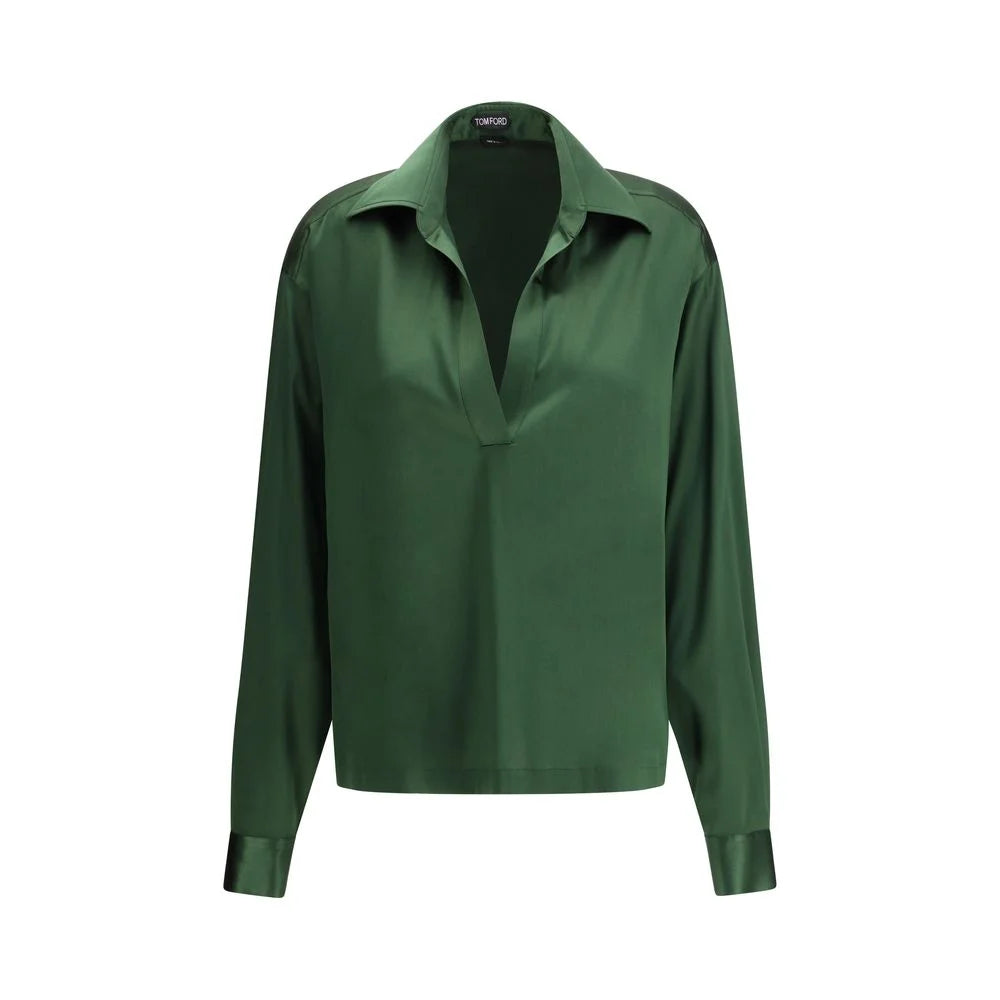 Tom Ford Bicolor Silk Shirt - IT36 | XS