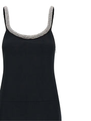 Tom Ford Black Acetate Long Dress - IT38