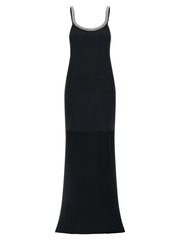Tom Ford Black Acetate Long Dress - IT38