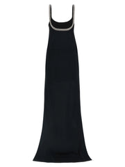 Tom Ford Black Acetate Long Dress - IT38