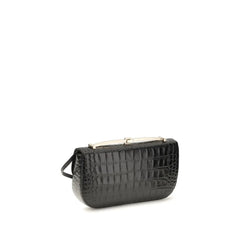 Tom Ford Black Calf Leather Bos Taurus Shoulder Bag