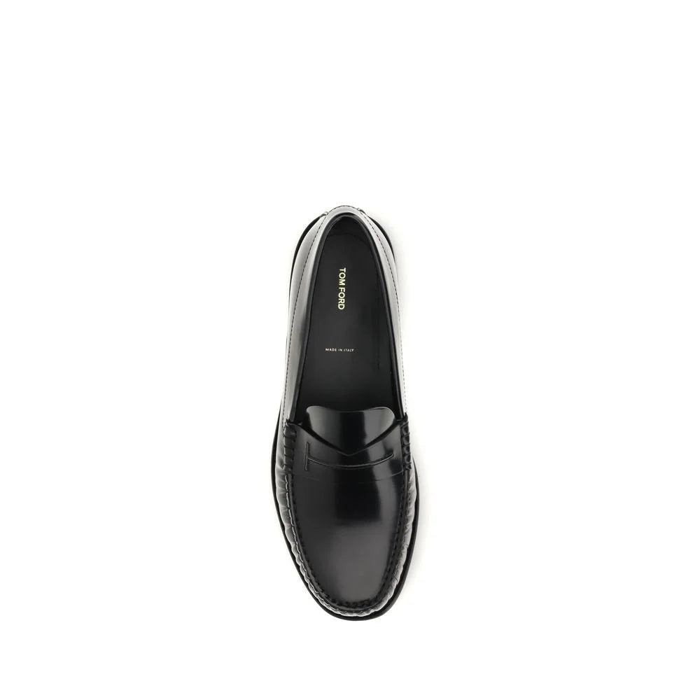 Tom Ford mustat nahkaiset Bos Taurus -mokasinit