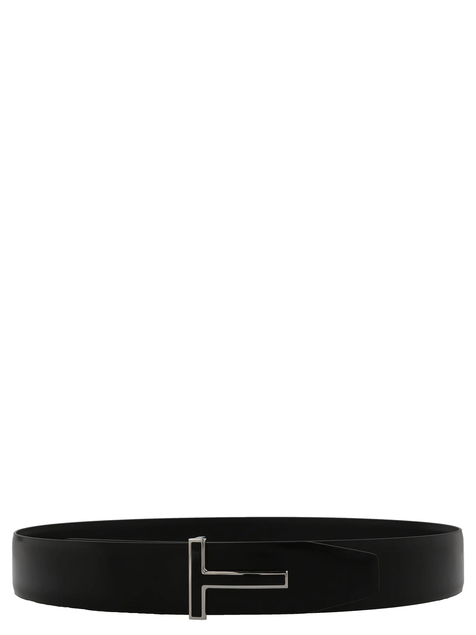 Tom Ford Black Calfskin Regular Belt - 115 cm / 46 Inches