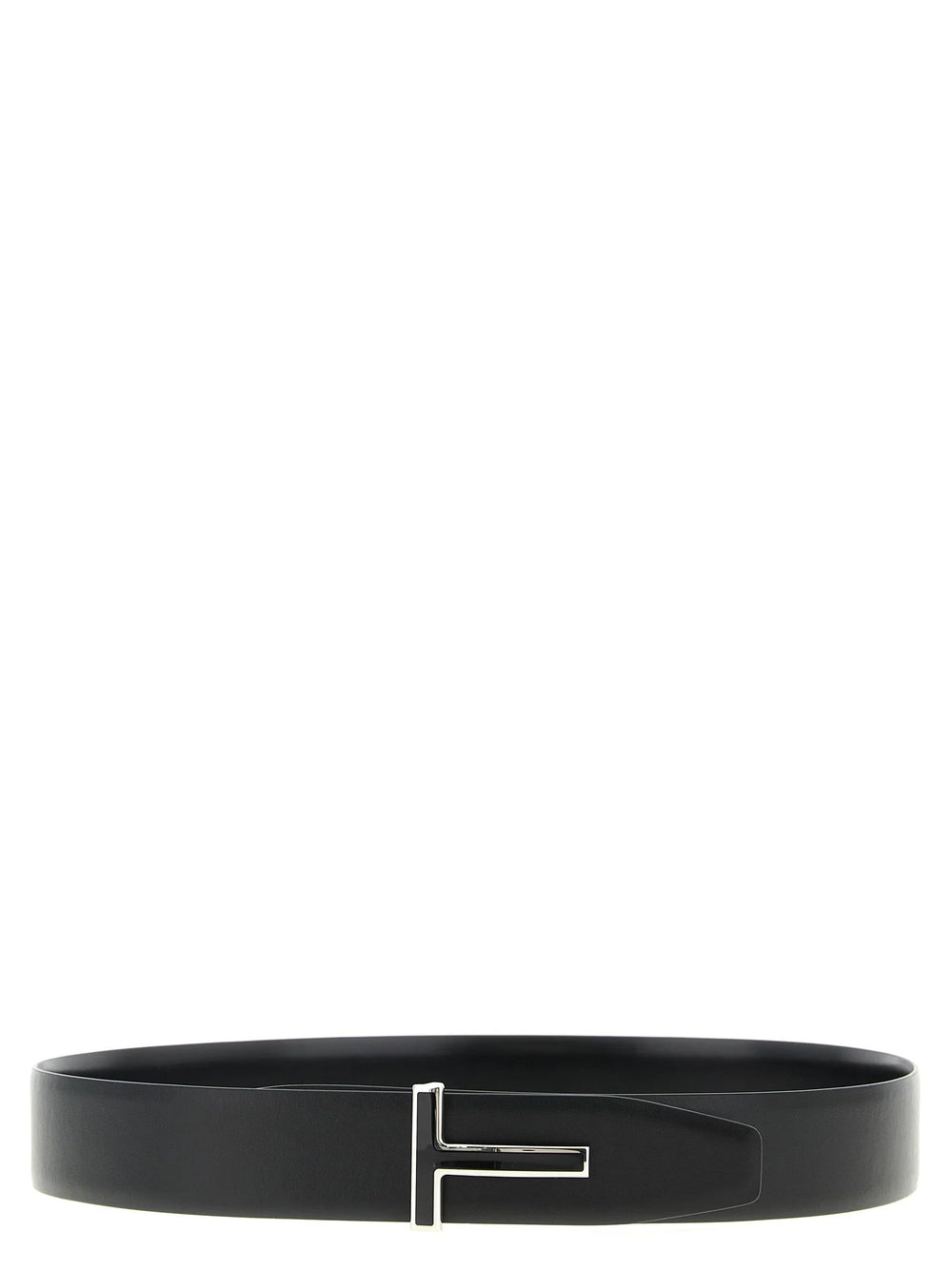 Tom Ford Black Calfskin Regular Belt