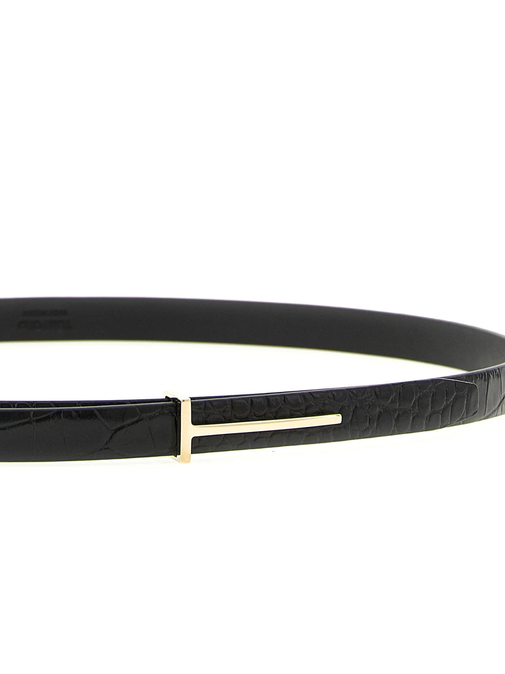 Tom Ford Black Calfskin Regular Belt - 75 cm / 30 Inches