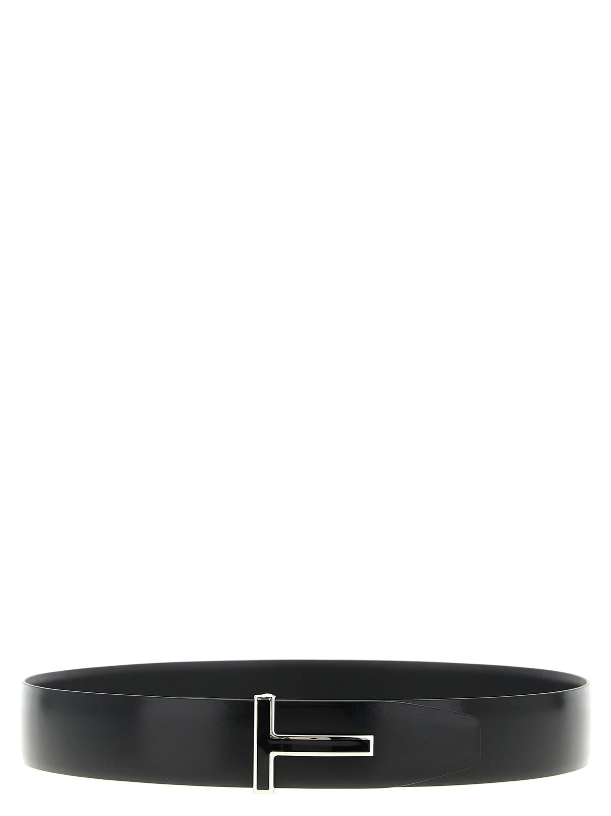 Tom Ford Black Calfskin Regular Belt