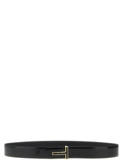 Tom Ford Black Calfskin Regular Belt