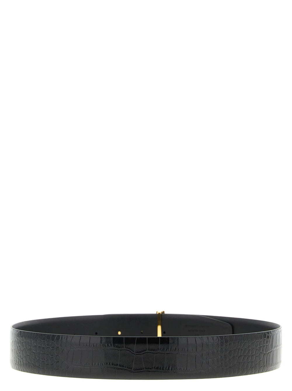 Tom Ford Black Calfskin Regular Belt