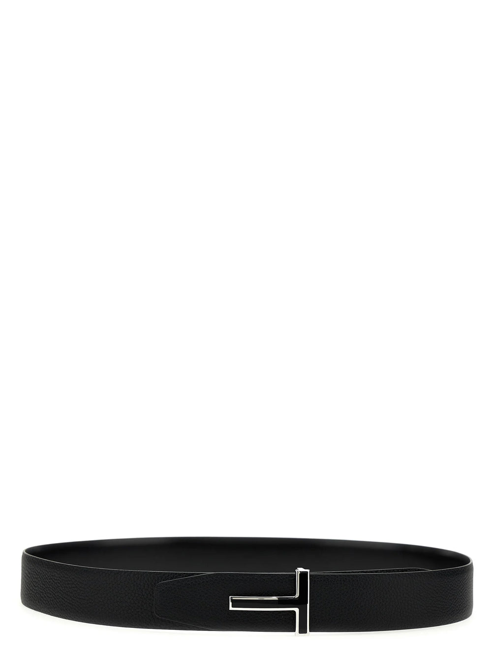 Tom Ford Black Calfskin Regular Belt